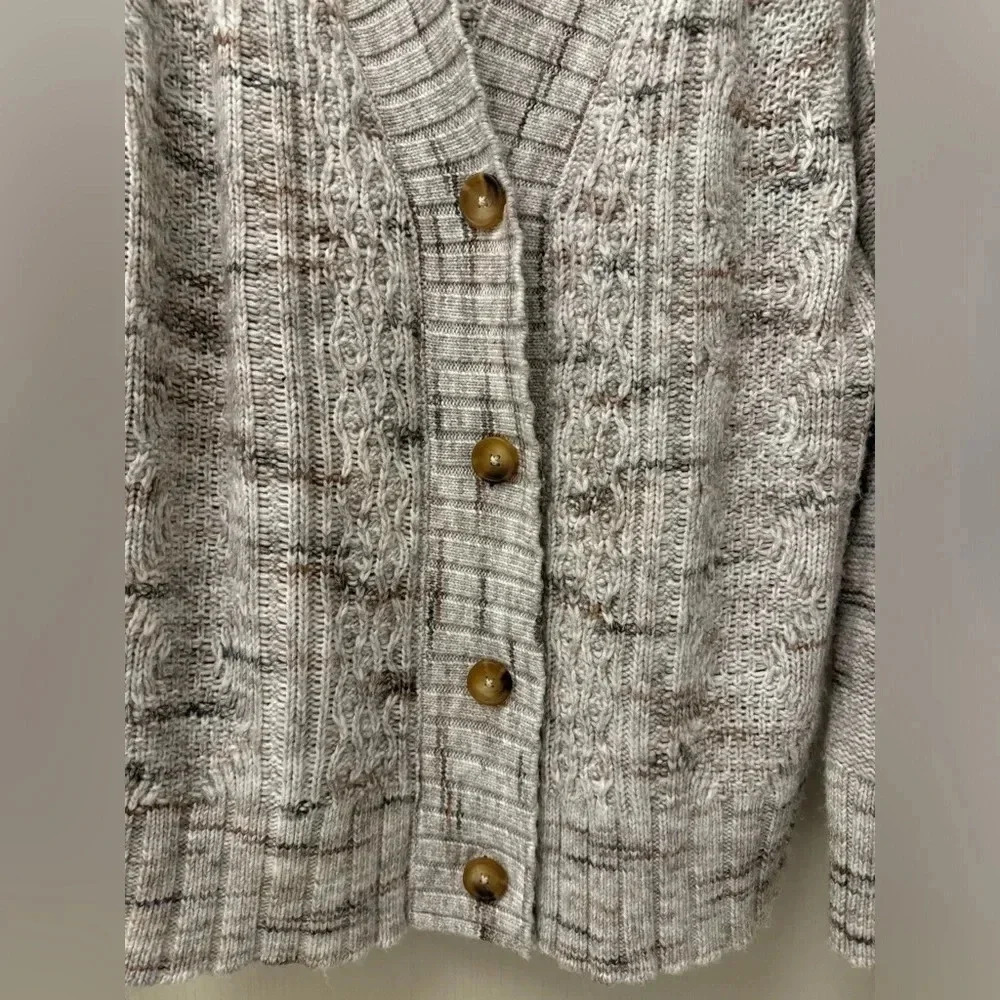Sanctuary Cozy Mornings Cardi Size M Cardigan Button Down Like New - Picture 3 of 8